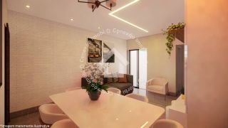 Casa nova à venda na Barra dos Coqueiros - 2 Quartos e Área gourmet | FASE FINAL DE CONSTRUÇÃO