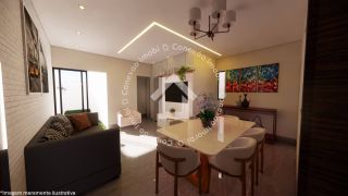 Casa nova à venda na Barra dos Coqueiros - 2 Quartos e Área gourmet | FASE FINAL DE CONSTRUÇÃO