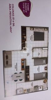Apartamento à venda no CONDOMÍNIO RESERVA CENEZEU RABELO - Cidade Nova | 2 Quartos