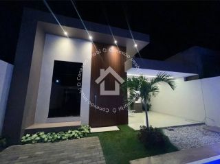 Casa à venda no Luar da Barra - Barra dos Coqueiros | Piscina e 3 quartos sendo 1 suíte
