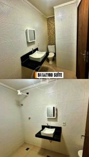 Casa com 2 pavimentos à venda a 150 m da rodovia dos náufragos | 2 quartos sendo 1 suíte