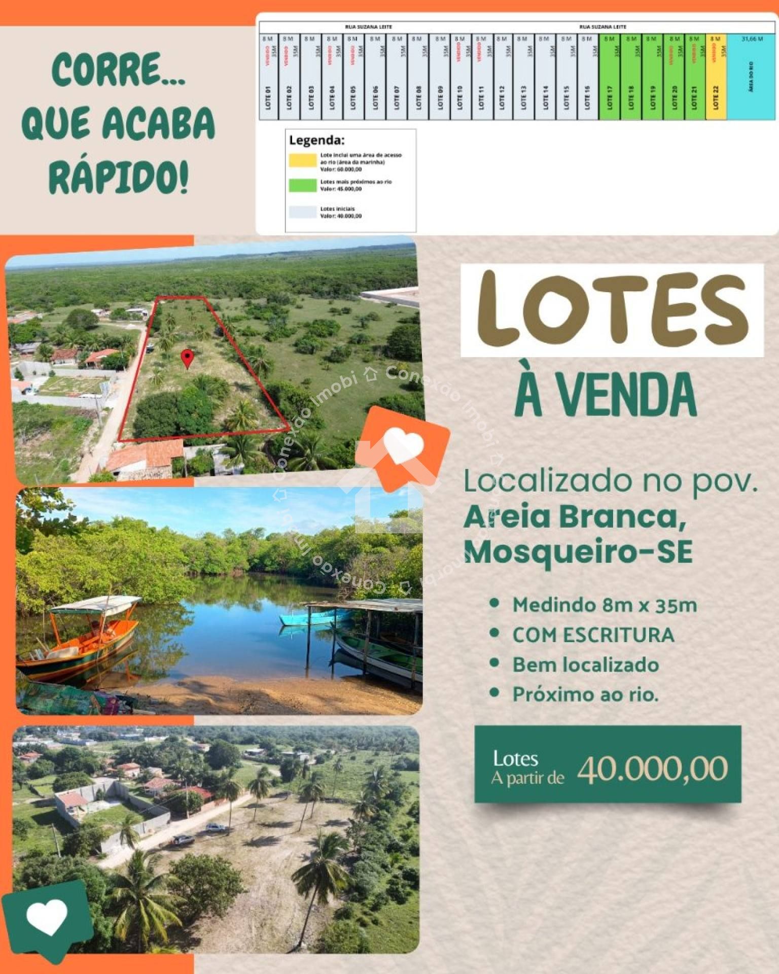Lote a venda no povoado Areia Branca no Mosqueiro