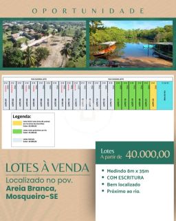 Lote a venda no povoado Areia Branca no Mosqueiro