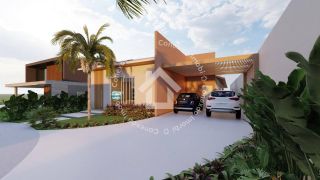 CASA DE ALTO PADRÃO À VENDA NO VILLE AL MARE- BARRA DOS COQUEIROS | 3 SUÍTES, PISCINA E ESPAÇO GOURMET