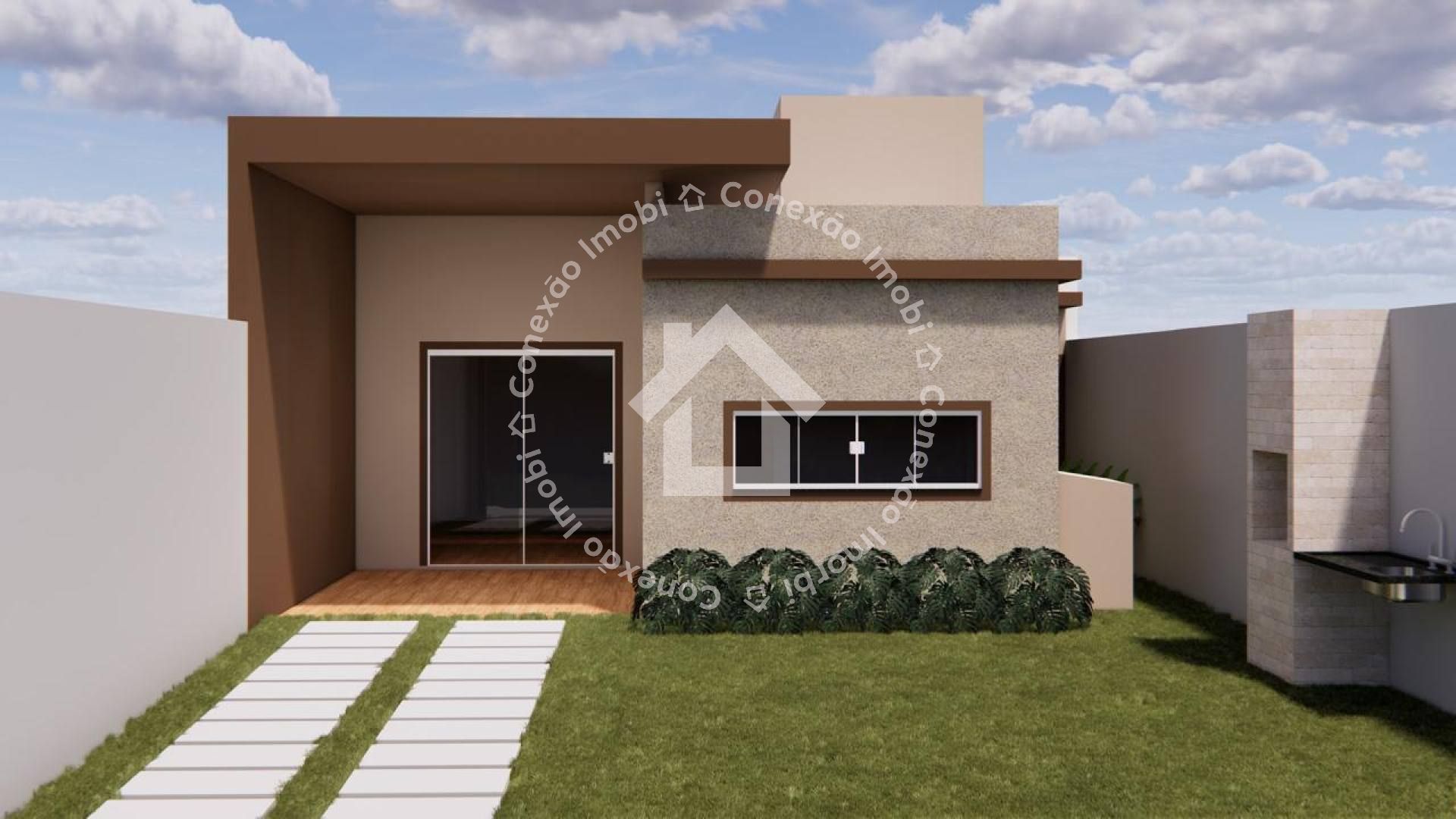 Casa com 3 quartos sendo uma suíte com closet no Luar da barra