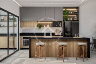 Casa à venda com acabamento em alto padrão - Bairro Aruana | 3 Quartos, sendo 2 Suítes