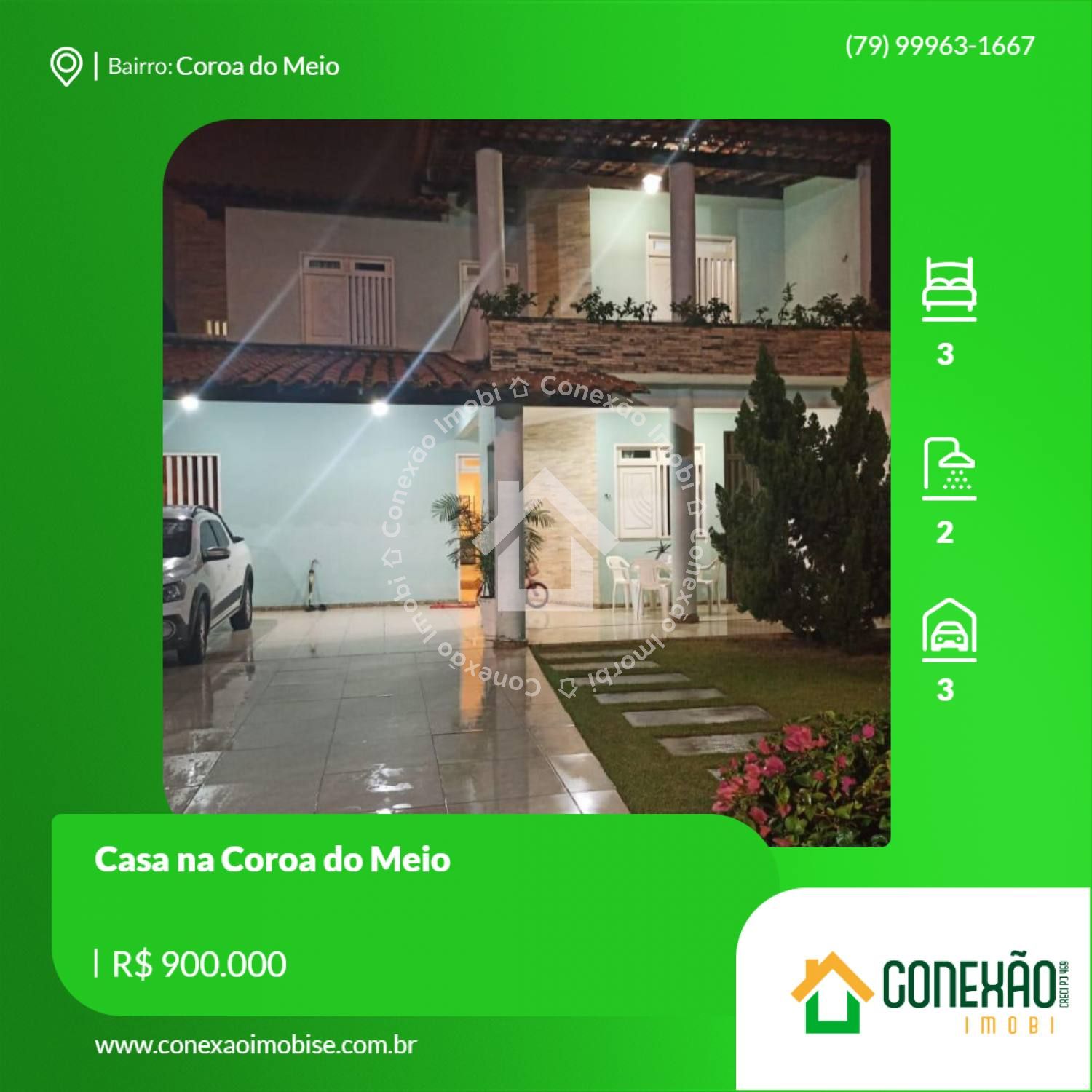 Excelente Oportunidade: Casa à Venda na Coroa do Meio com 3 Quartos e 2 Suítes | Terreno 10x35 | Área Gourmet com Churrasqueira |