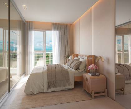 Apartamento Alto Padrão com Vista Mar no Soho Residence | Coroa do Meio