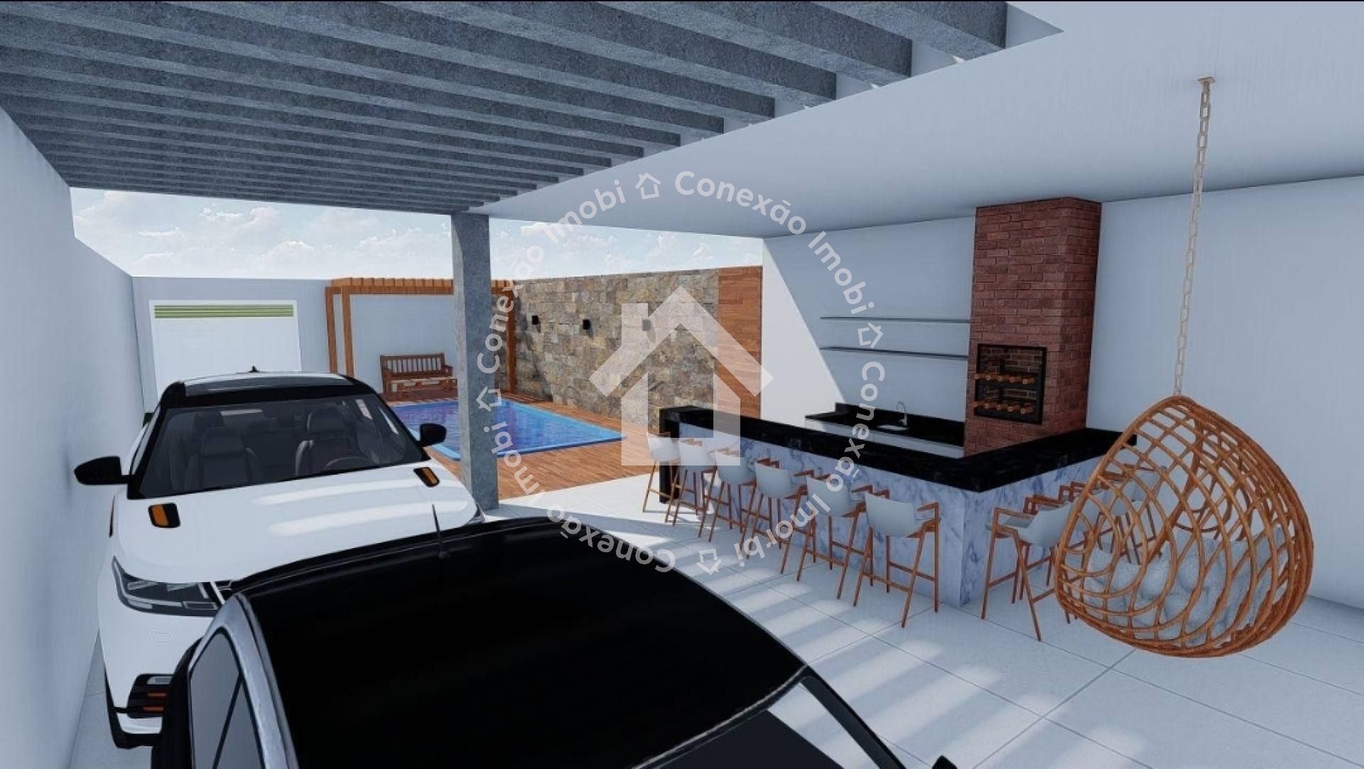 Casa em construção à venda no Mosqueiro | 3 quartos e piscina