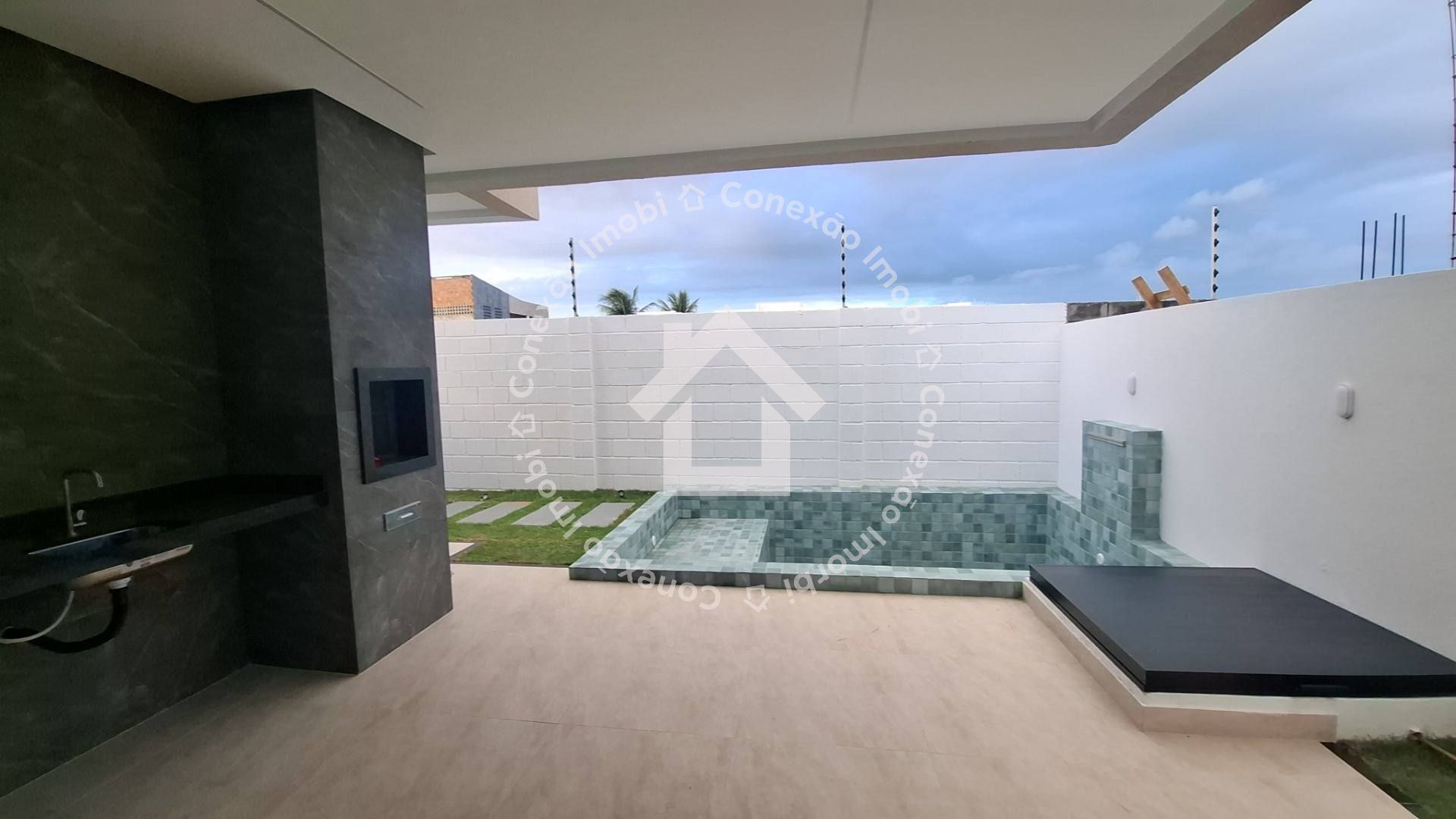 Casa alto padrão à venda no Condomínio Maluí Residence na Barra dos Coqueiros com 3 quartos, 2 suítes e  piscina privativa