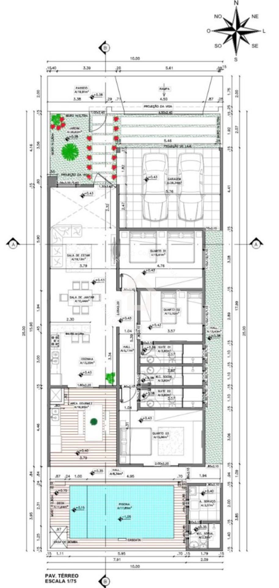 Casa em fase de Construção à Venda no Condomínio Guaricema| Próximo ao shopping Praias Sul