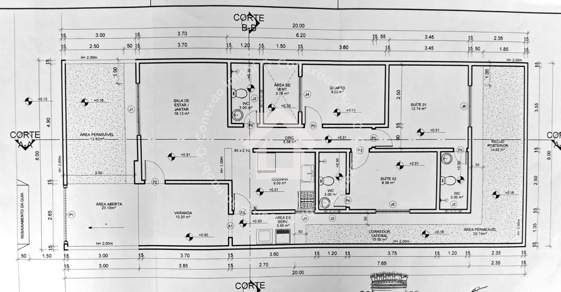Casa no vilaredo Barra aquisição e construção com 3 quartos