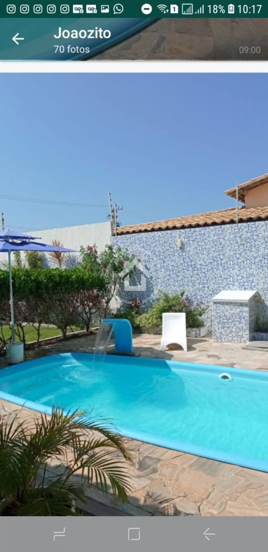 Casa na caueira com piscina