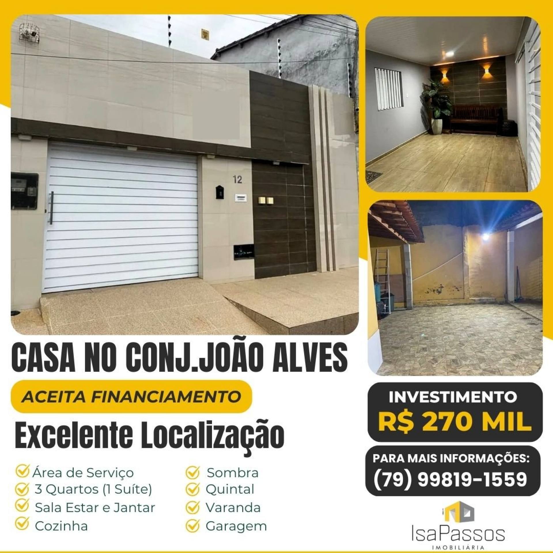 Casa (150M²) no Conjunto João Alves em Socorro