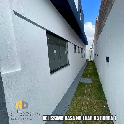 VENDO Casa (AC 96M²/ AT 160M² / ÁREA GOURMET) no LUAR DA BARRA 1