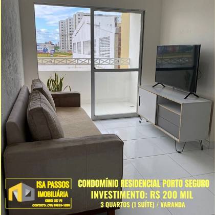 VENDO Apartamento (68M²) no CONDOMÍNIO PORTO SEGURO do Bairro Farolândia