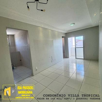 VENDO Apartamento (50M²) CONDOMÍNIO VILLA TROPICAL (BAIRRO SANTA LÚCIA / JABOTIANA)
