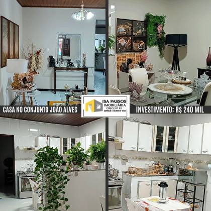 Casa (REFORMADA/AMPLA) no Conjunto João Alves Filho (Socorro-Se)