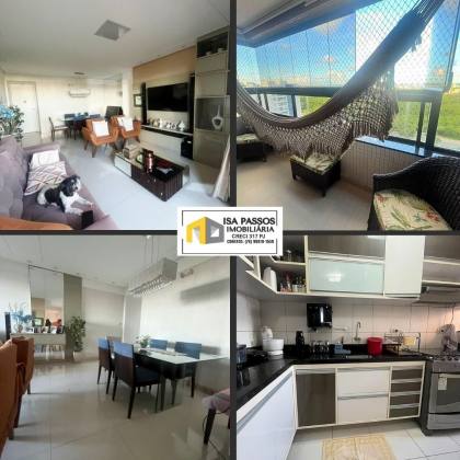 Apartamento Elegante com VISTA PANORÂMICA DO MAR com MÓVEIS PLANEJADOS no Condomínio LUZES DO FAROL (Bairro Farolandia)