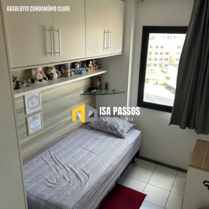 Apartamento Requintado e Espaçoso no ABSOLUTO Condomínio Clube (Bairro Luzia)