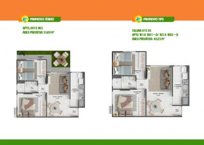 Apartamento Para Vender com 2 quartos no bairro Soledade em Aracaju