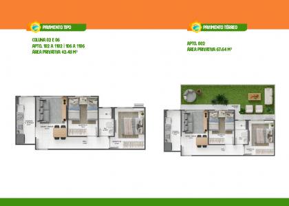 Apartamento Para Vender com 2 quartos no bairro Soledade em Aracaju