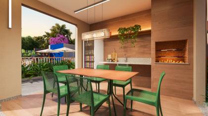 Apartamento Para Vender com 3 quartos 1 suíte no bairro Espaço Tropical em Barra Dos Coqueiros