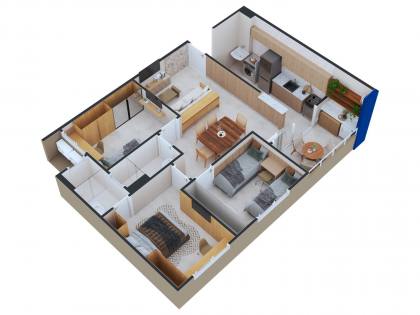 Apartamento Para Vender com 3 quartos 1 suíte no bairro Espaço Tropical em Barra Dos Coqueiros