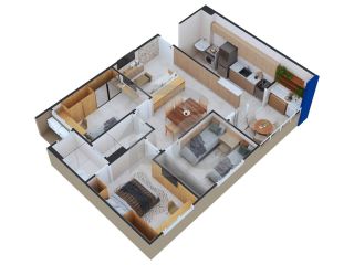 Apartamento Para Vender com 2 quartos 1 suítes no bairro Espaço Tropical em Barra Dos Coqueiros