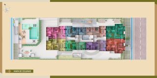 Apartamento para vender na Planta na Coroa do Meio