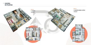 Apartamento Para Vender com 3 quartos 2 suítes no bairro Atalaia em Aracaju