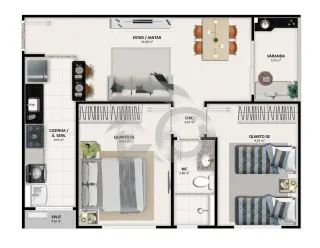 Apartamento no Grand View Residence – Bairro Aruana, Aracaju/SE