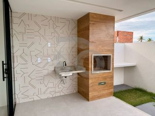 Casa de Condomínio Para Vender com 3 quartos 1 suíte no bairro Olhos d`Água em Barra Dos Coqueiros