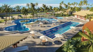 Casa de Condomínio Para Vender com 3 quartos 1 suíte no bairro Olhos d`Água em Barra Dos Coqueiros