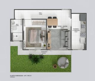 Apartamento Para Vender com 2 quartos no bairro Aruana em Aracaju