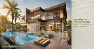 Casa de Condomínio Para Vender com 4 quartos 4 suítes no bairro Brisas de Atalaia em Barra Dos Coqueiros