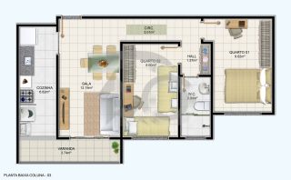 Apartamento Para Vender com 2 quartos no bairro Porto D'antas em Aracaju