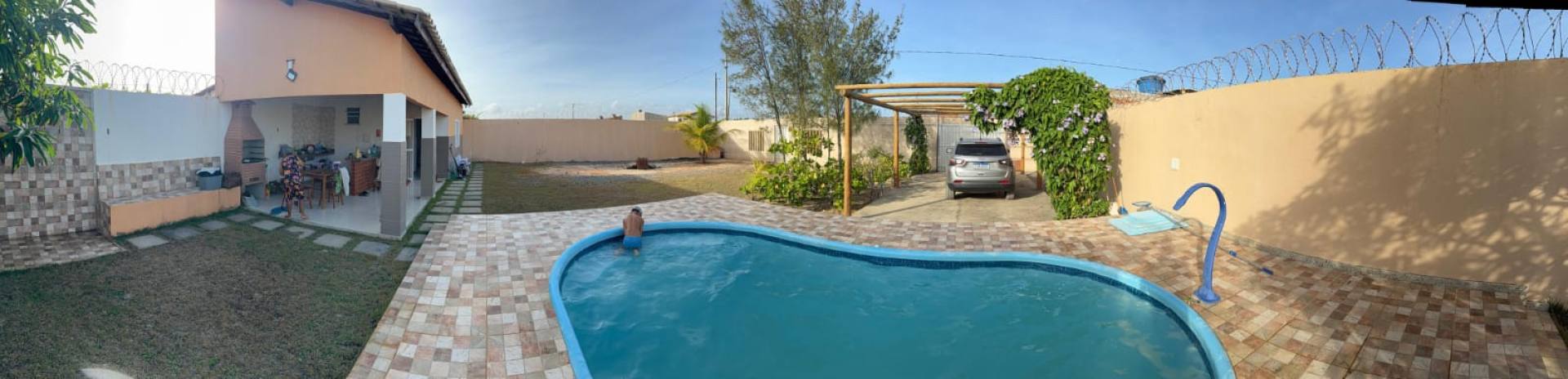 Terreno com Piscinae  Suíte Master na praia do Abaís
