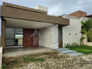 Casa de Condomínio para vender com 3 Quartos, sendo 1 Suíte no Bairro Olhos d`Água na Barra Dos Coqueiros