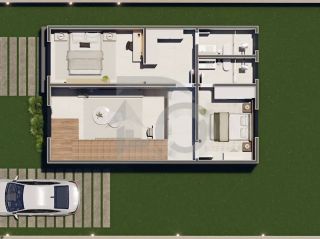Casa de Condomínio para vender com 3 Quartos, sendo 1 Suíte no Bairro Olhos d`Água no Barra Dos Coqueiros