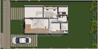 Casa de Condomínio para vender com 3 Quartos, sendo 2 Suítes no Bairro Capuã na Barra Dos Coqueiros