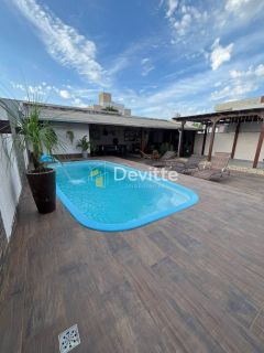 Casa com 3 quartos, piscina e espaço gourmet no Loteamento  Mata Atlântica