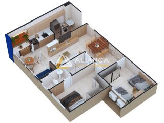 SUMMER BARRA APARTAMENTOS  DE 02 E 03 QUARTOS EM BARRA DOS COQUEIROS SERGIPE