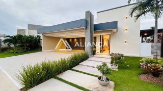 CASA À VENDA  NO RESIDENCIAL DAMHA COM 3 QUARTOS,SENDO 3 SUÍTES EM BARRA DOS COQUEIROS SERGIPE.