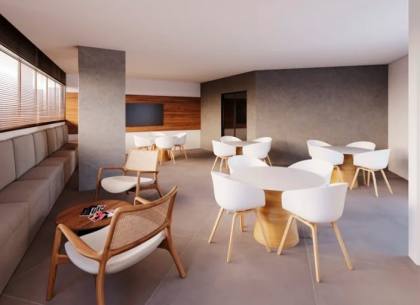 Pharos Residence 2 quartos com Varanda no Farol