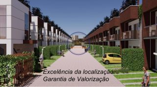 Casa dúplex em condomínio privativo no centro do Eusébio