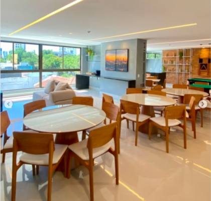 Flat MOBILIADO com 1 quarto, 38m² na Boa Vista – Recife – PE