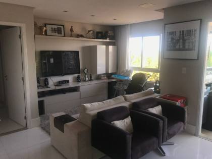 Apartamento no Terraços Beira Mar, 110m², 3 suítes, varanda gourmet e localização privilegiada.
