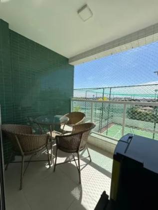 Apartamento mobiliado com 3 quartos e suíte no Condomínio Pérolas da Atalaia.