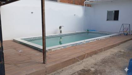 Casa com Piscina na Caueira, 04 quartos e 01 é Suíte